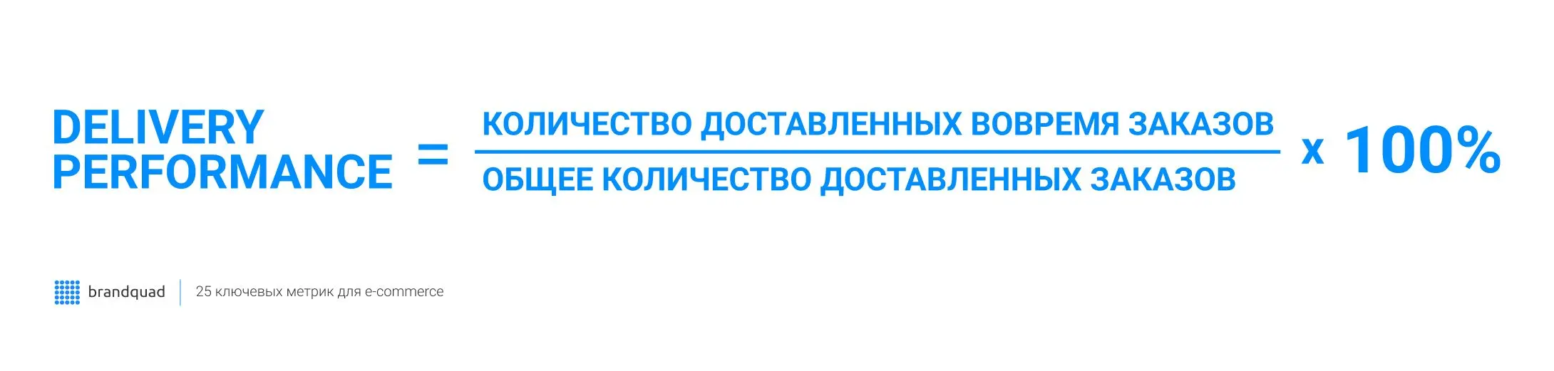 Формула Delivery Performance