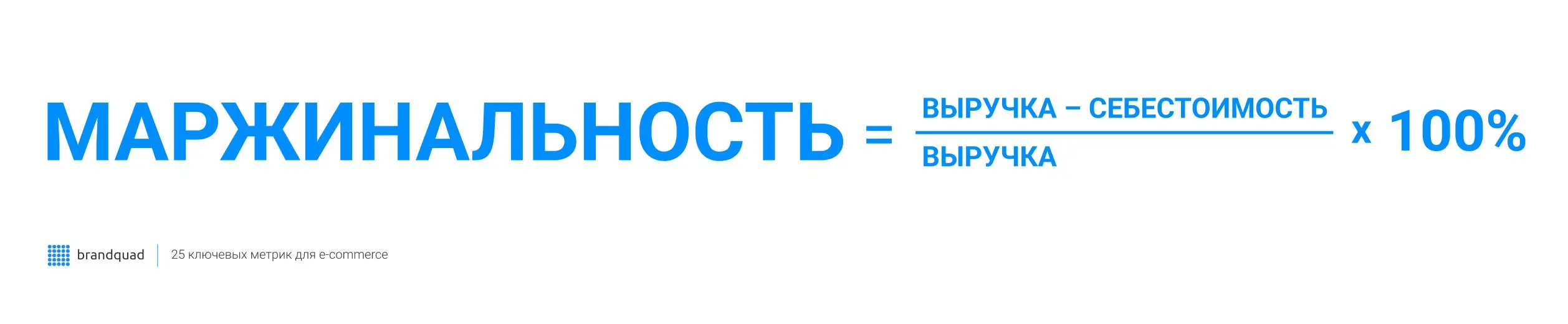 Формула Маржинальность 